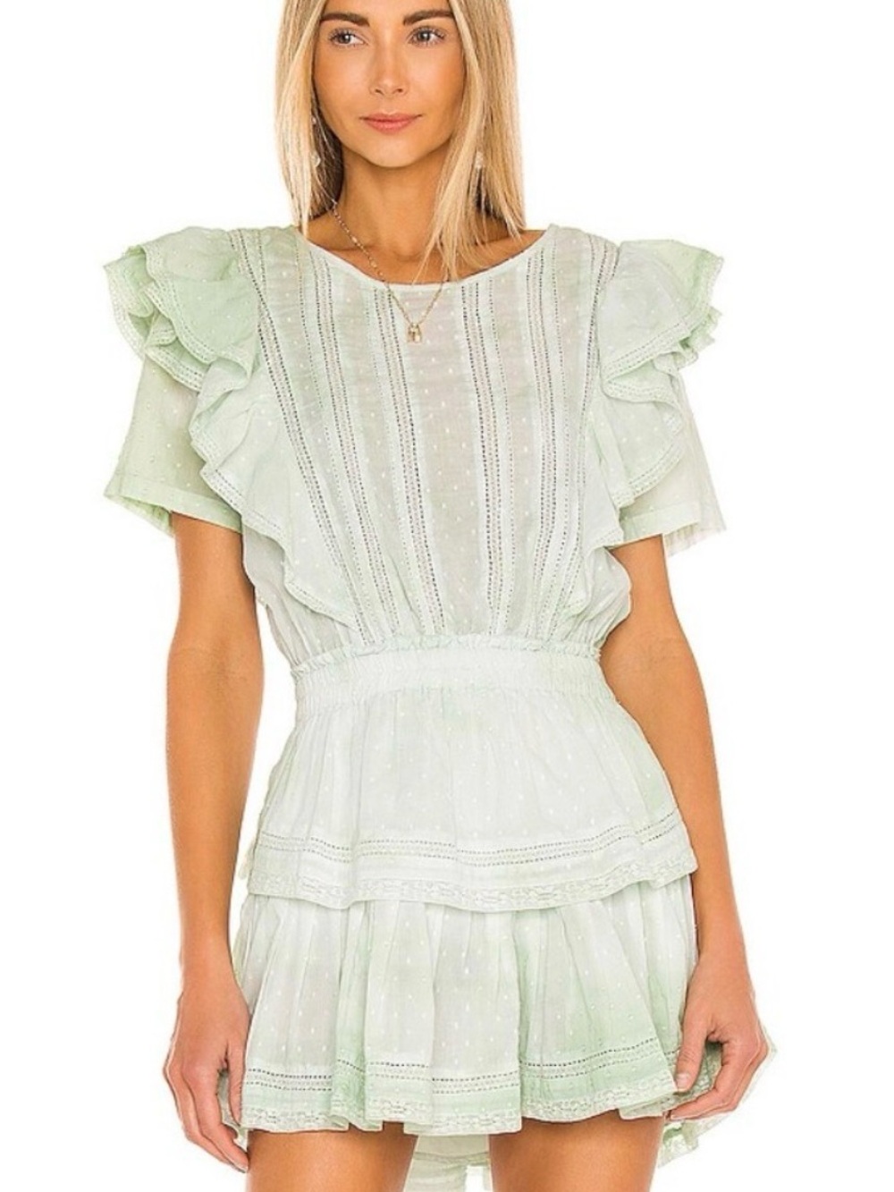LoveShackFancy Natasha Mini Dress